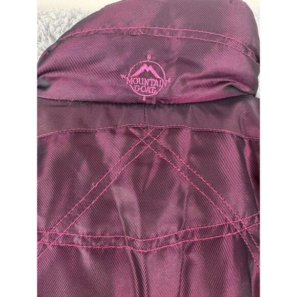 Vintage 90s Mountain Goat Pink Fushia‎ Puffer Ski Jacket Women Size M - Picture 10 of 10